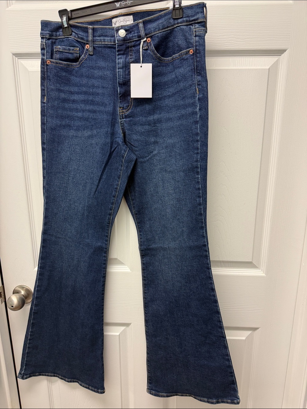 Jessica Simpson Indigo Flare Jeans - Stretch Denim